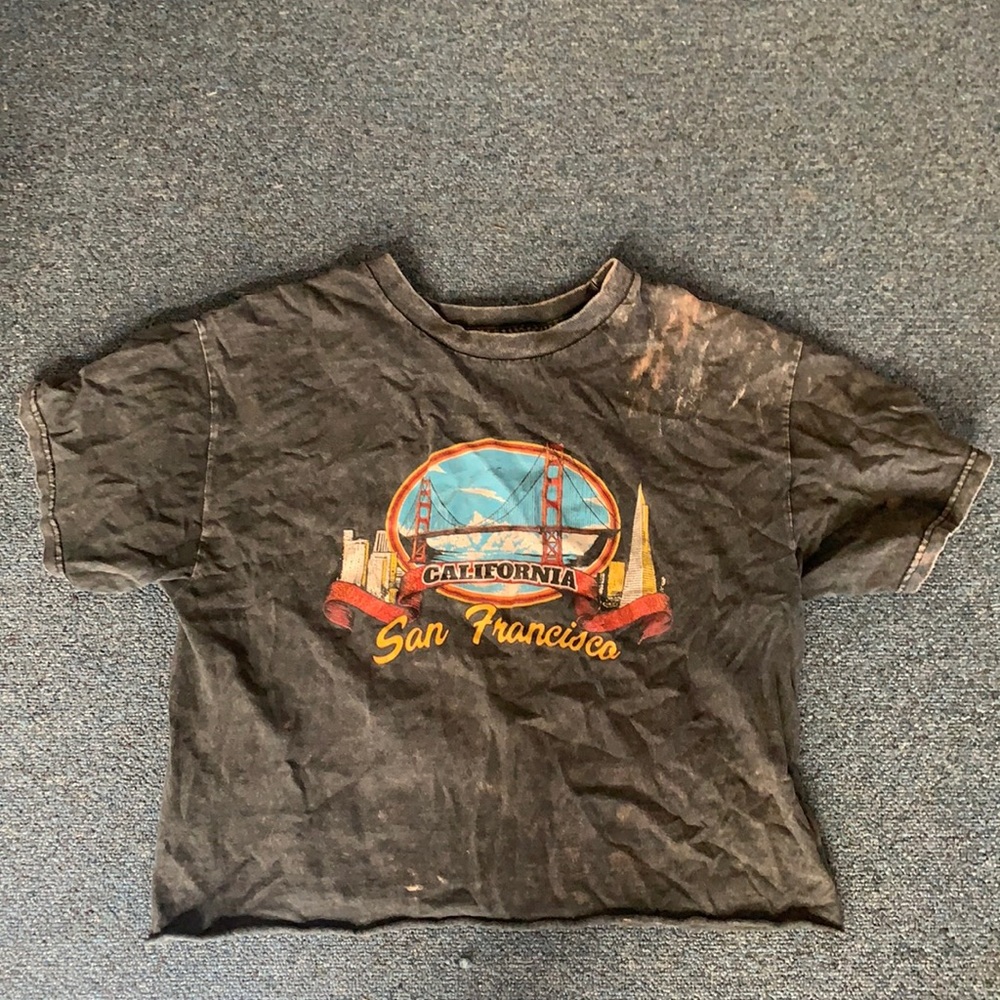 San Francisco T shirt, cropped